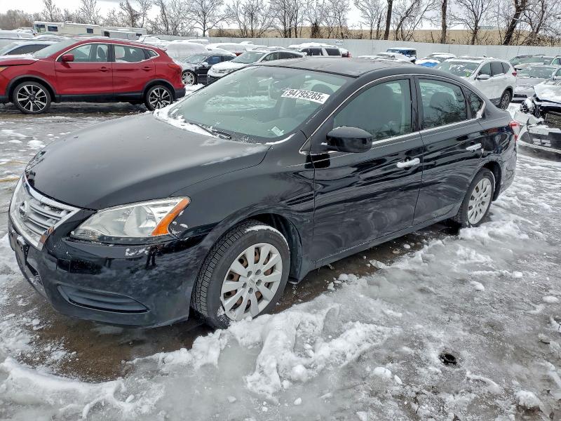 NISSAN SENTRA S 2015 with VIN 3N1AB7AP4FY346122 - Photo from auction