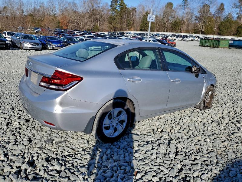Photo 3 from auction – 2013 HONDA CIVIC LX with VIN 2HGFB2F52DH570278