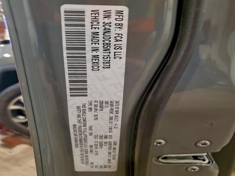Photo 14 from auction – 2022 JEEP COMPASS with VIN 3C4NJDCB5NT157878