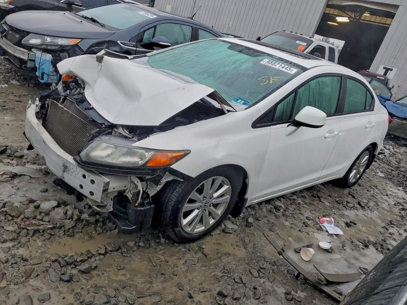 HONDA CIVIC EXL 2012 with VIN 19XFB2F9XCE317401 - Photo from auction