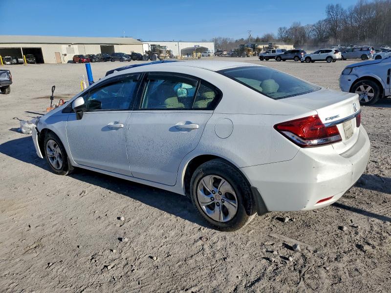 Photo 2 from auction – 2013 HONDA CIVIC LX with VIN 19XFB2F5XDE039582