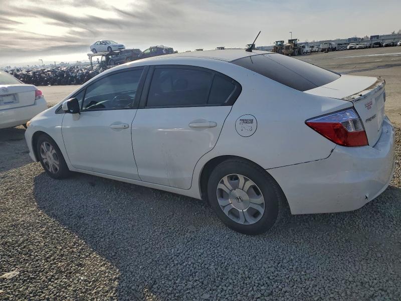 Photo 2 from auction – 2012 HONDA CIVIC HYBR with VIN JHMFB4F34CS005982