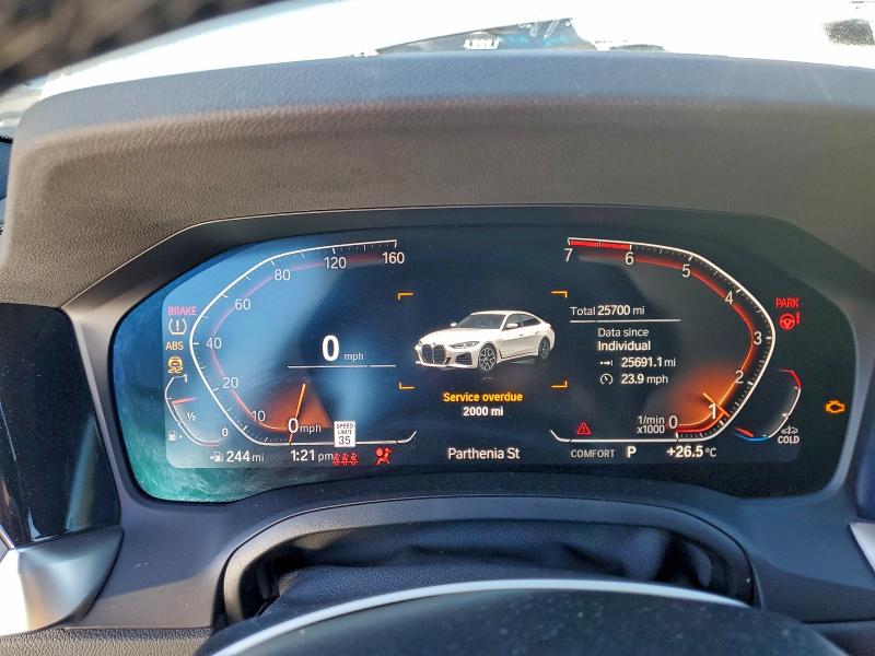 Photo 9 from auction – 2023 BMW 430I with VIN WBA63AV06PFP63984