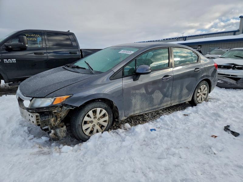HONDA CIVIC LX 2012 مع رقم تعريف المركبة 19XFB2F53CE091635 - صورة من المزاد
