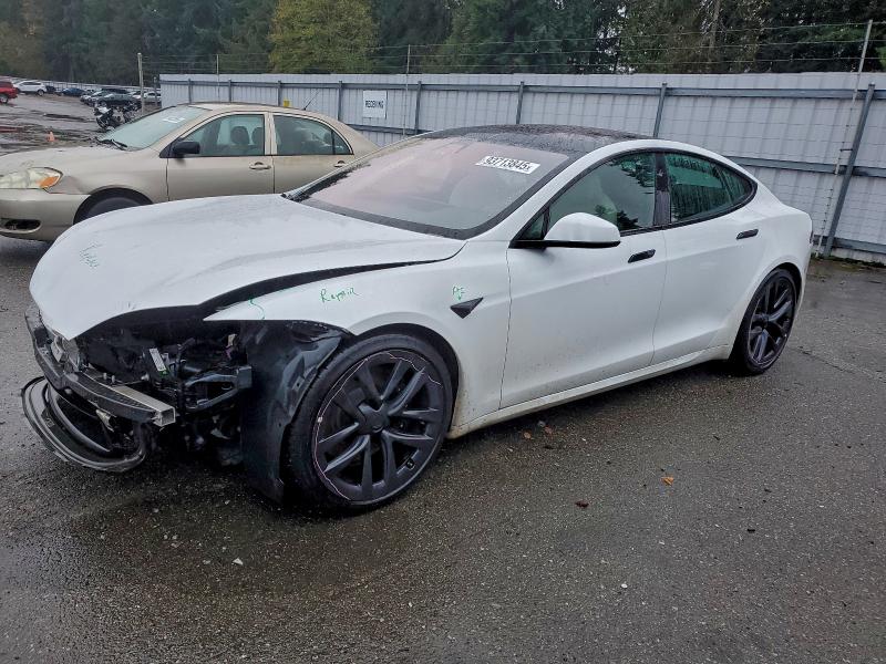 TESLA MODEL S 2021 with VIN 5YJSA1E57MF436464 - Photo from auction