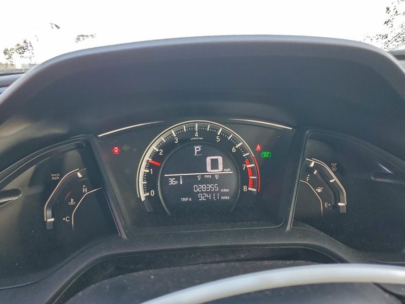 Photo 9 from auction – 2016 HONDA CIVIC LX with VIN 19XFC2F59GE074129