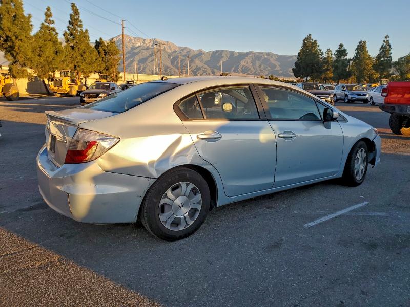 Photo 3 from auction – 2012 HONDA CIVIC HYBR with VIN JHMFB4F38CS008271