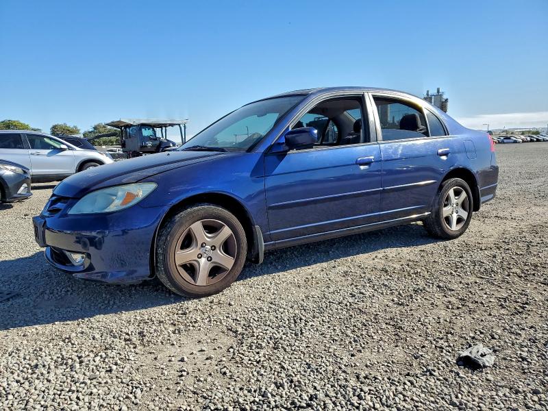 HONDA CIVIC EX 2005 with VIN 2HGES26705H535253 - Photo from auction
