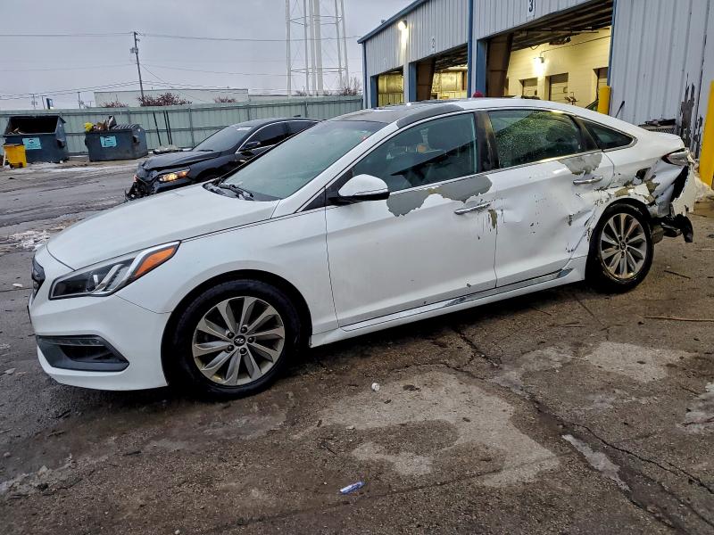HYUNDAI SONATA SPO 2017 with VIN 5NPE34AF6HH466148 - Photo from auction