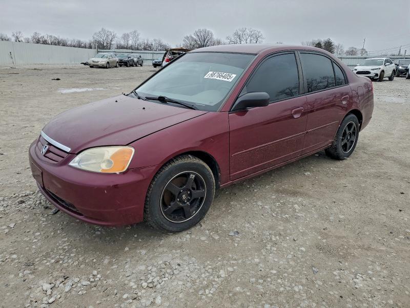 HONDA CIVIC LX 2002 with VIN 1HGES16502L013200 - Photo from auction