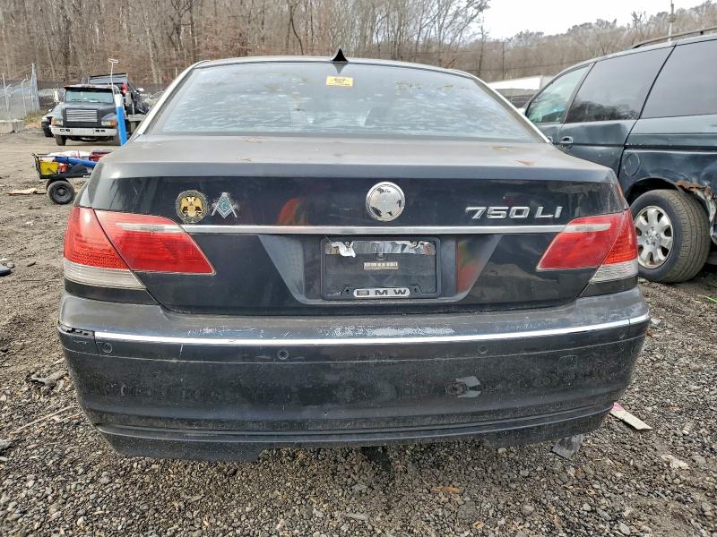 Photo 6 from auction – 2007 BMW 750 with VIN WBAHN83577DT66709