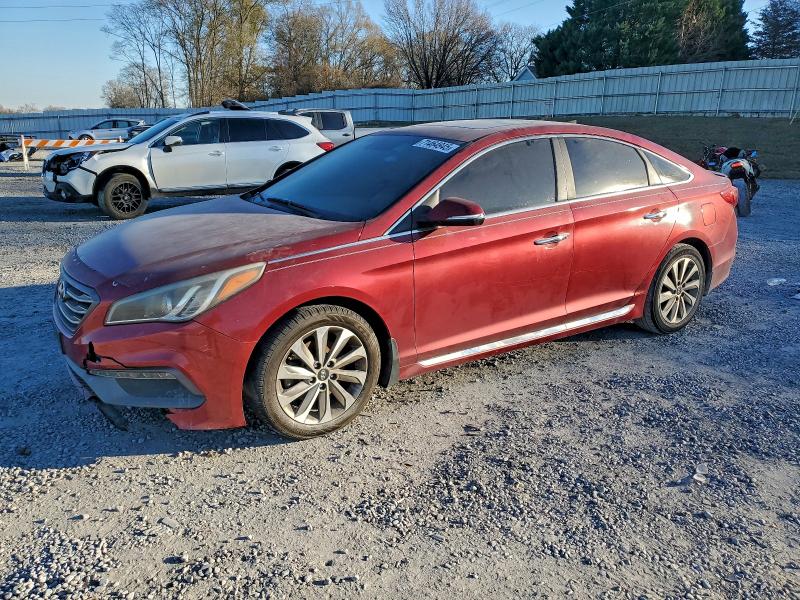 HYUNDAI SONATA SPO 2016 with VIN 5NPE34AF1GH414439 - Photo from auction