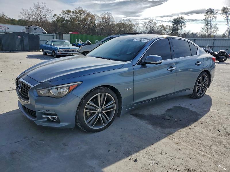 INFINITI Q50 HYBRID 2016 with VIN JN1AV7AP2GM490134 - Photo from auction