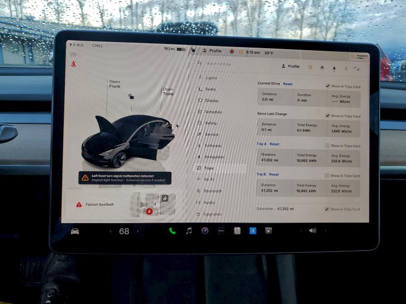 Photo 9 from auction – 2022 TESLA MODEL 3 with VIN 5YJ3E1EB6NF207239