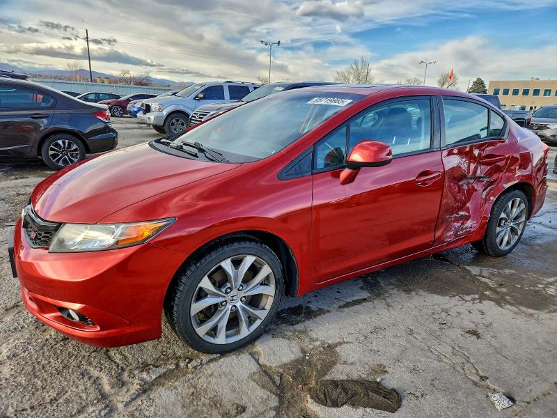 HONDA CIVIC SI 2012 with VIN 2HGFB6E5XCH700251 - Photo from auction