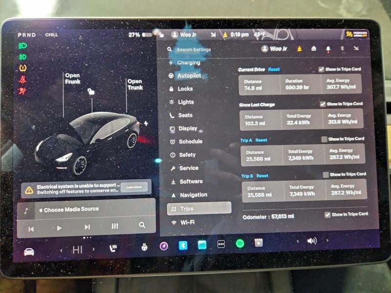 Photo 9 from auction – 2021 TESLA MODEL 3 with VIN 5YJ3E1EC0MF947893