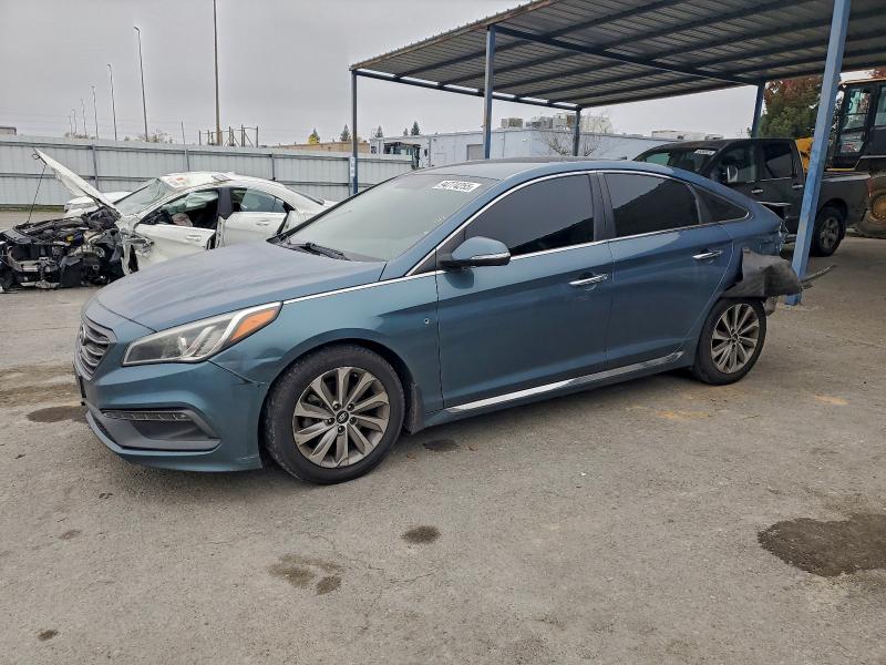 HYUNDAI SONATA SPO 2015 with VIN 5NPE34AF1FH222288 - Photo from auction