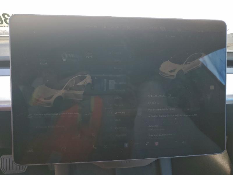 Photo 9 from auction – 2023 TESLA MODEL 3 with VIN 5YJ3E1EA4PF429207