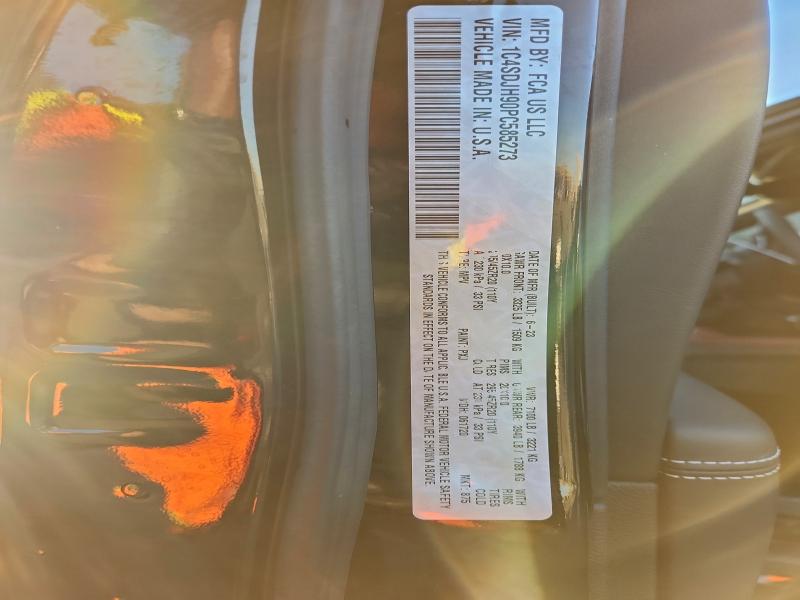Photo 14 from auction – 2023 DODGE DURANGO SR with VIN 1C4SDJH90PC585273