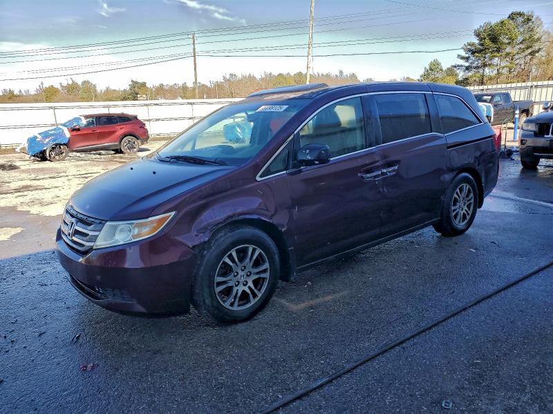 HONDA ODYSSEY EX 2013 with VIN 5FNRL5H69DB074111 - Photo from auction