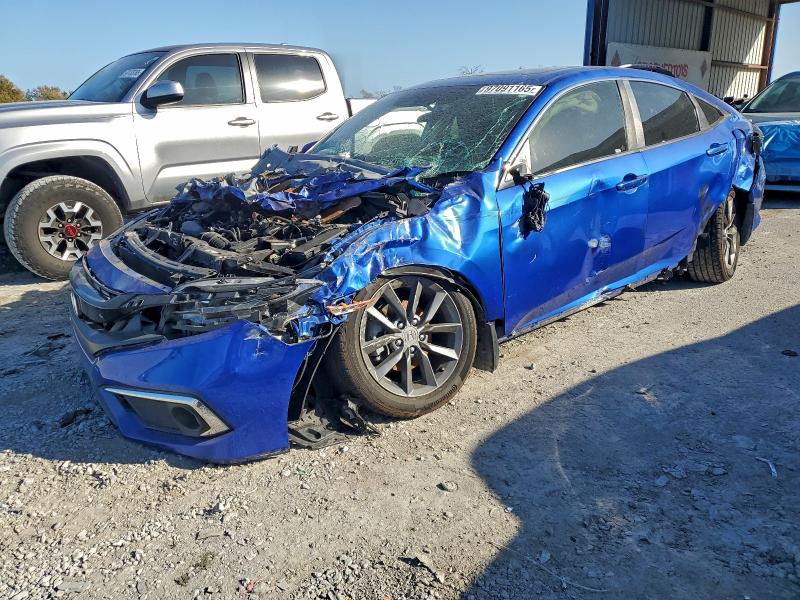 HONDA CIVIC EX 2019 with VIN JHMFC1F32KX004682 - Photo from auction