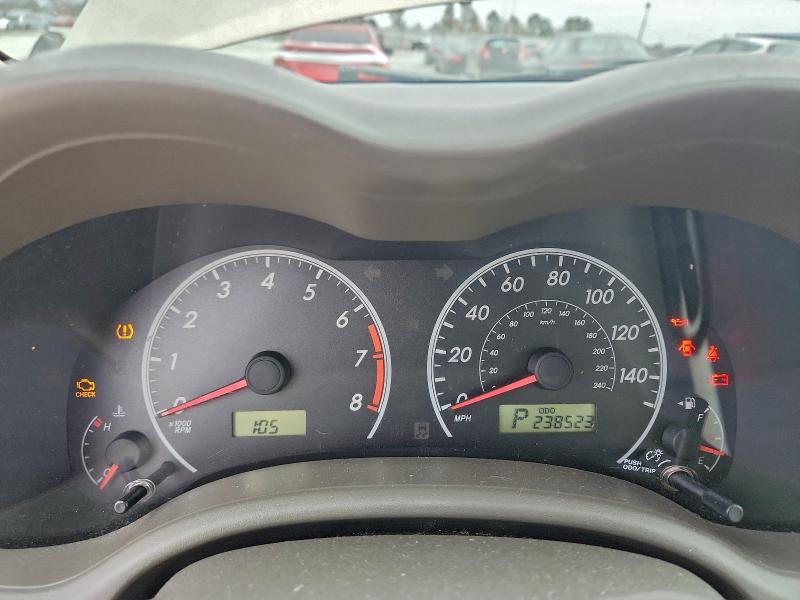 Photo 9 from auction – 2009 TOYOTA COROLLA BA with VIN 2T1BU40E59C073464