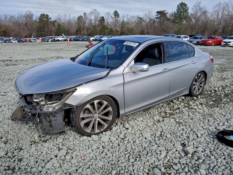 HONDA ACCORD EXL 2015 with VIN 1HGCR3F80FA008931 - Photo from auction