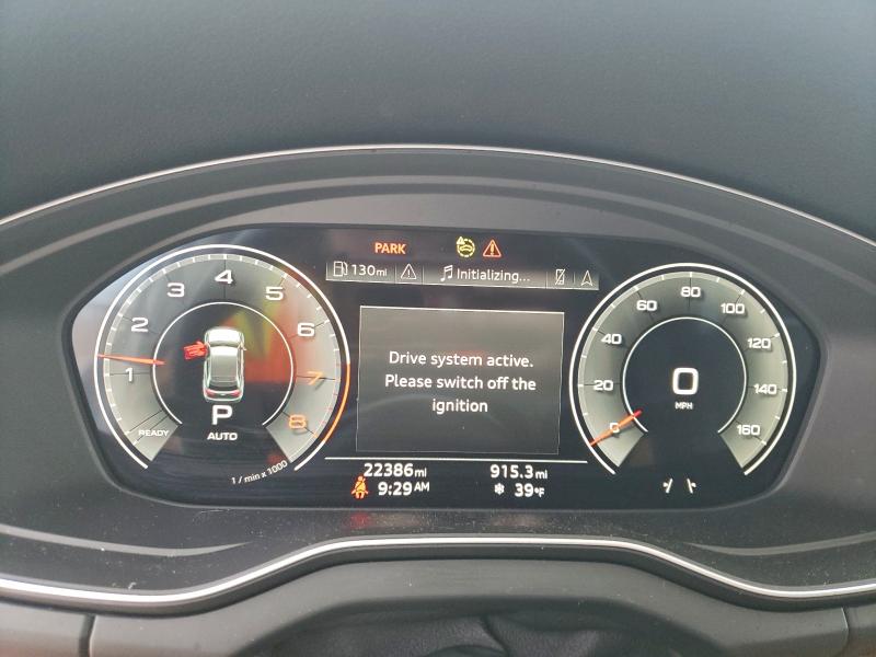 Photo 9 from auction – 2022 AUDI Q5 PREMIUM with VIN WA1EAAFY4N2082889