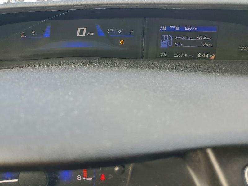 Photo 9 from auction – 2014 HONDA CIVIC LX with VIN 19XFB2F57EE028783