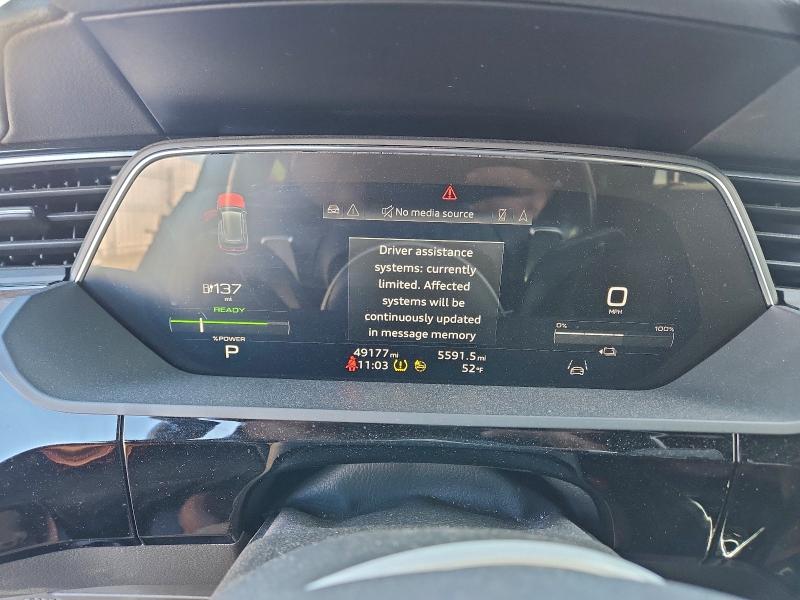 Photo 9 from auction – 2022 AUDI E-TRON PRE with VIN WA1AAAGE7NB027789