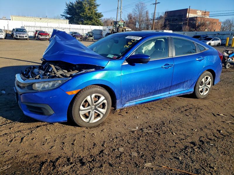 HONDA CIVIC LX 2016 with VIN 19XFC2F57GE238509 - Photo from auction