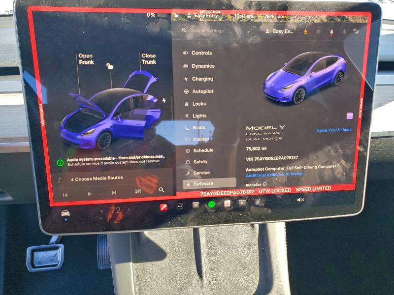 Zdjęcie 9 z aukcji – 2023 TESLA MODEL Y z VIN 7SAYGDEE0PA078137