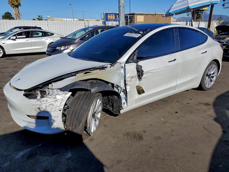 TESLA MODEL 3 2022 with VIN 5YJ3E1EA0NF298015 - Photo from auction