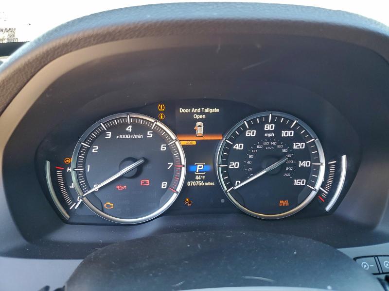 Photo 9 from auction – 2017 ACURA MDX TECHNO with VIN 5FRYD4H57HB043597