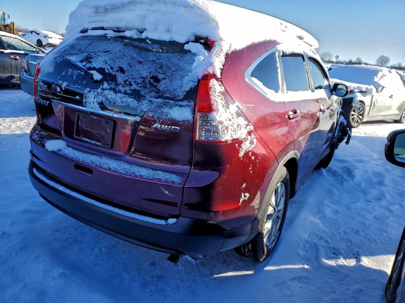 Photo 3 from auction – 2014 HONDA CR-V EX with VIN 5J6RM4H59EL067540