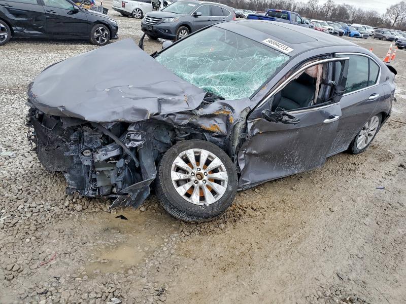HONDA ACCORD EXL 2014 with VIN 1HGCR3F87EA015180 - Photo from auction