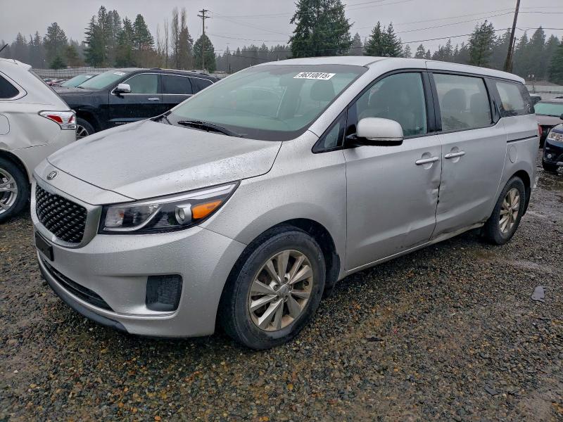 KIA SEDONA L 2016 with VIN KNDMA5C10G6103197 - Photo from auction