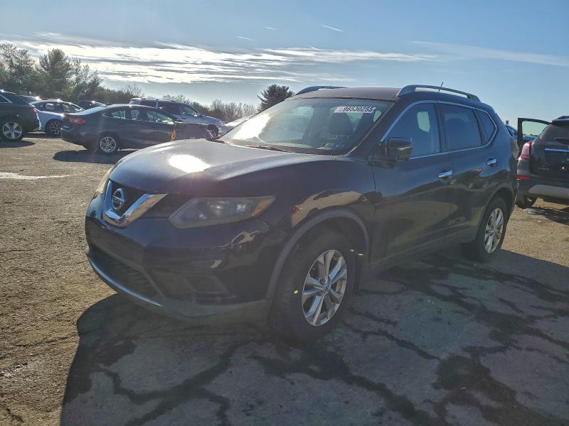 NISSAN ROGUE S 2015 with VIN KNMAT2MV3FP567106 - Photo from auction