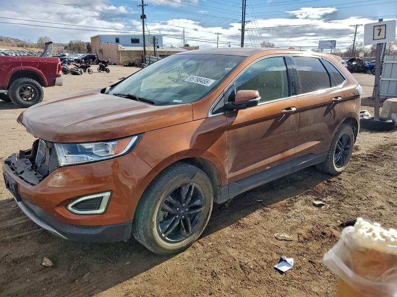 FORD EDGE SEL 2017 with VIN 2FMPK4J8XHBB10824 - Photo from auction
