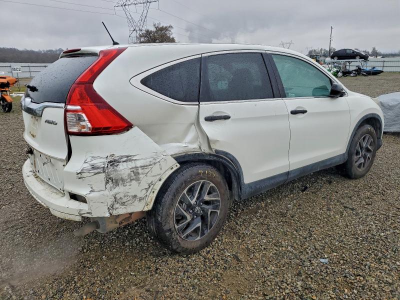 Photo 3 from auction – 2016 HONDA CR-V SE with VIN 5J6RM4H43GL026234