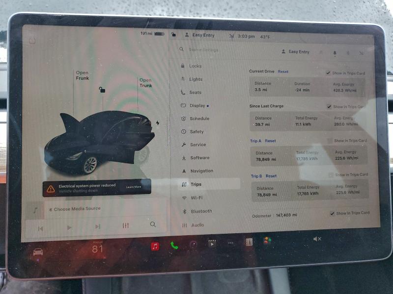 Photo 9 from auction – 2023 TESLA MODEL 3 with VIN 5YJ3E1EA1PF438544
