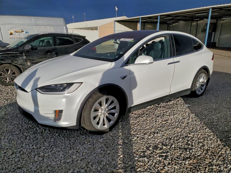 TESLA MODEL X 2017 with VIN 5YJXCDE27HF041584 - Photo from auction