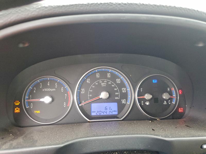 Photo 9 from auction – 2009 HYUNDAI SANTA FE G with VIN 5NMSG13D69H233953