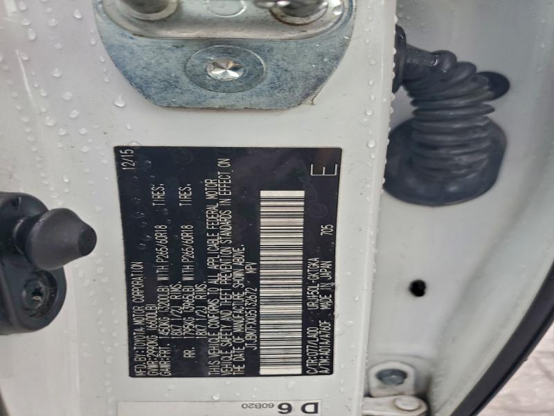 Photo 14 from auction – 2016 LEXUS GX 460 with VIN JTJBM7FXXG5132672