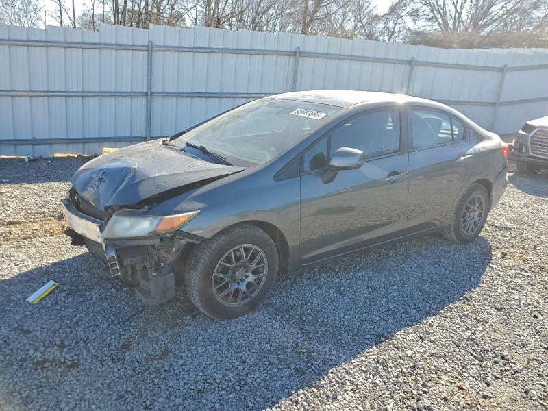 HONDA CIVIC LX 2012 with VIN 2HGFB2F56CH582612 - Photo from auction