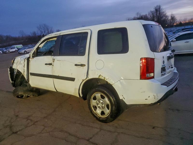 Photo 2 from auction – 2013 HONDA PILOT LX with VIN 5FNYF4H21DB081676