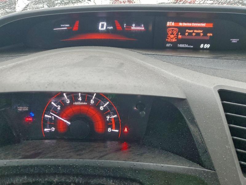 Photo 9 from auction – 2012 HONDA CIVIC SI with VIN 2HGFG4A56CH708195