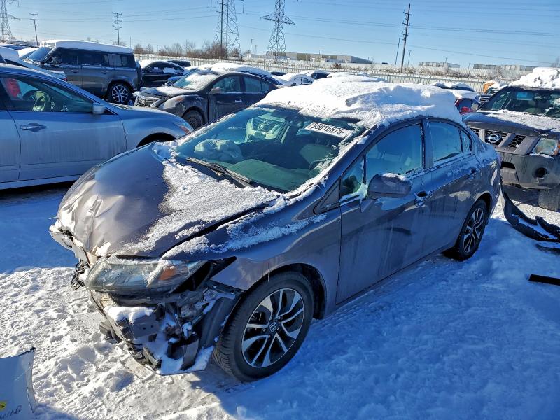 HONDA CIVIC EX 2015 with VIN 19XFB2F89FE003136 - Photo from auction