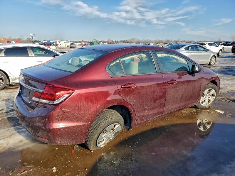 Photo 3 from auction – 2014 HONDA CIVIC with VIN 19XFB2F57EE208989