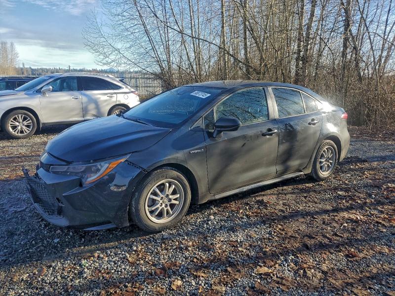 TOYOTA COROLLA LE 2021 with VIN JTDEAMDE8MJ002725 - Photo from auction